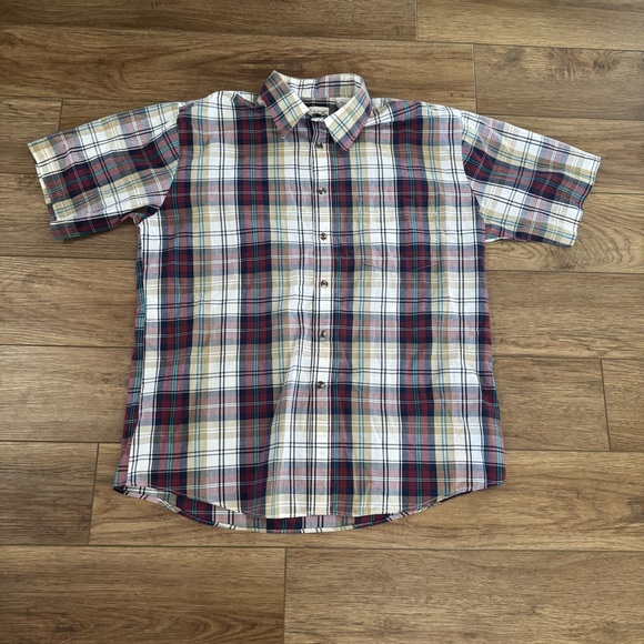 Vintage Basic Editions Plaid Pocket Shirt - Picture 1 of 7